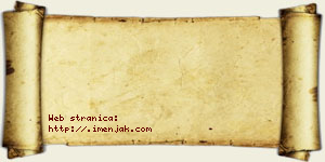 Nikolina Bakić vizit kartica